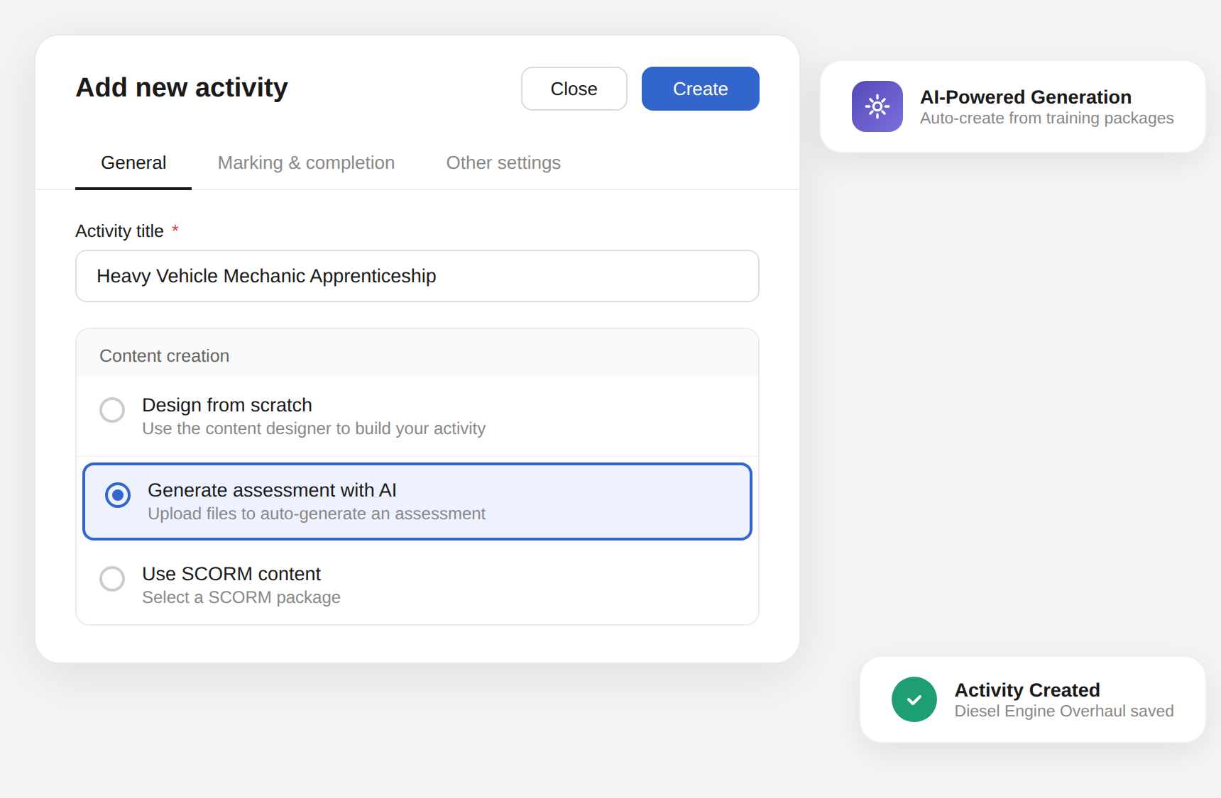 product-AI-assessment-generation