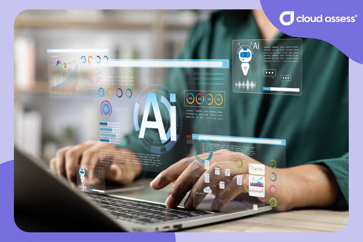 an example of AI insights and reporting done in training and assessment