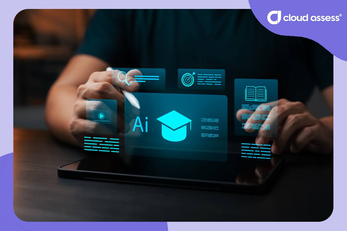 an illustration of AI usage in training and assessment