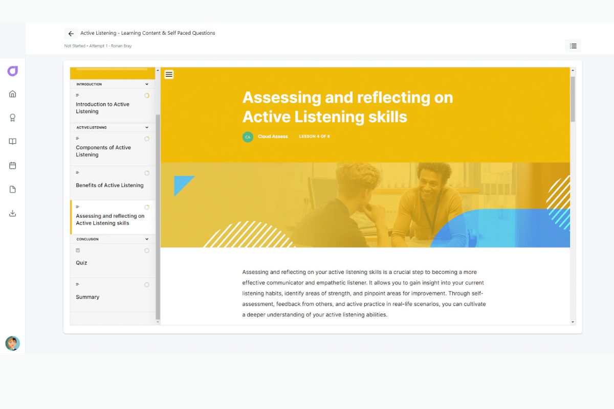 active listening skills communication course