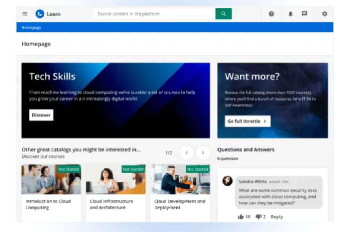 Alternative to TalentLMS Docebo
