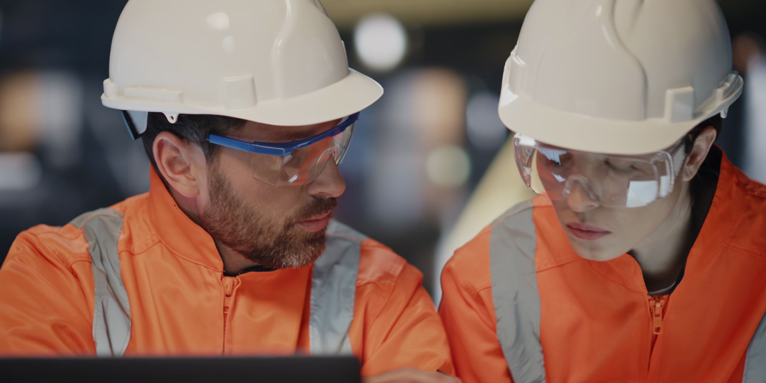 an example of frontline workers using a digital learning solution