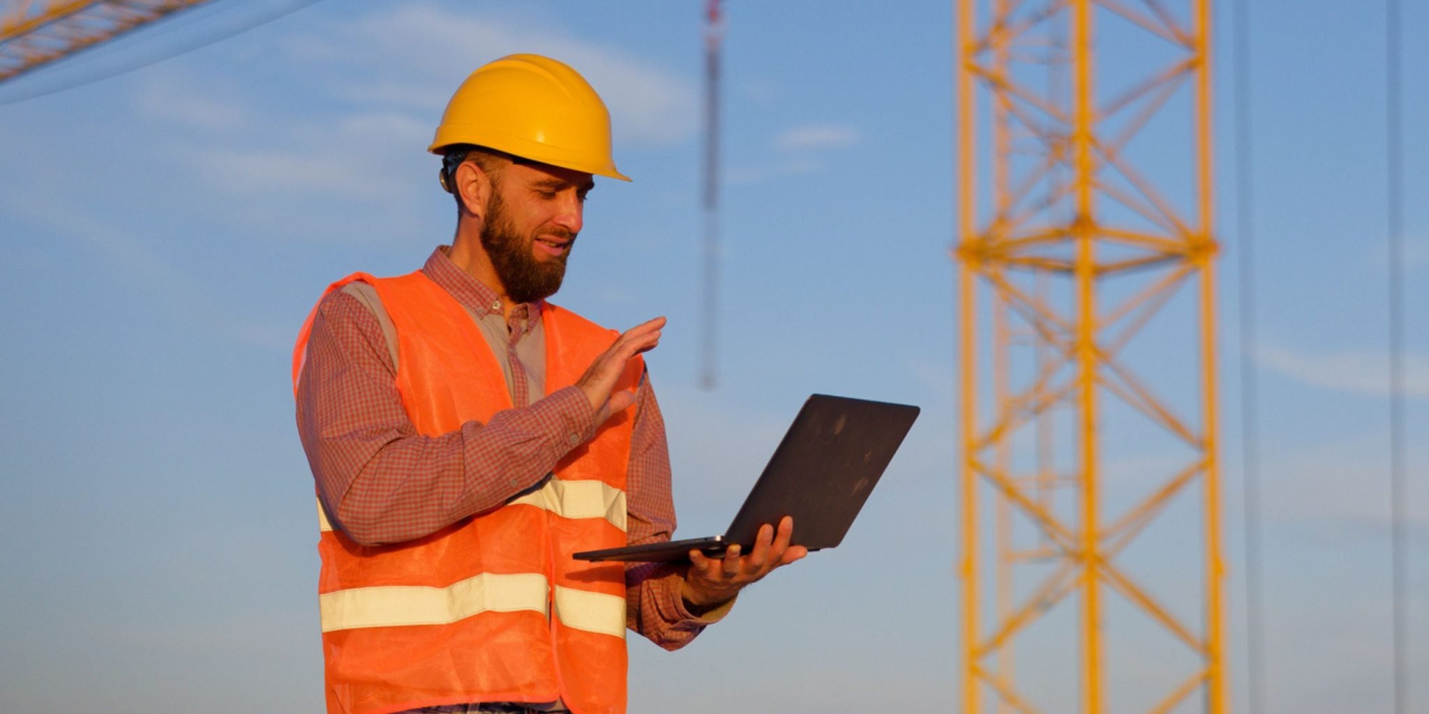 an example of a construction manager looking at a skills matrix