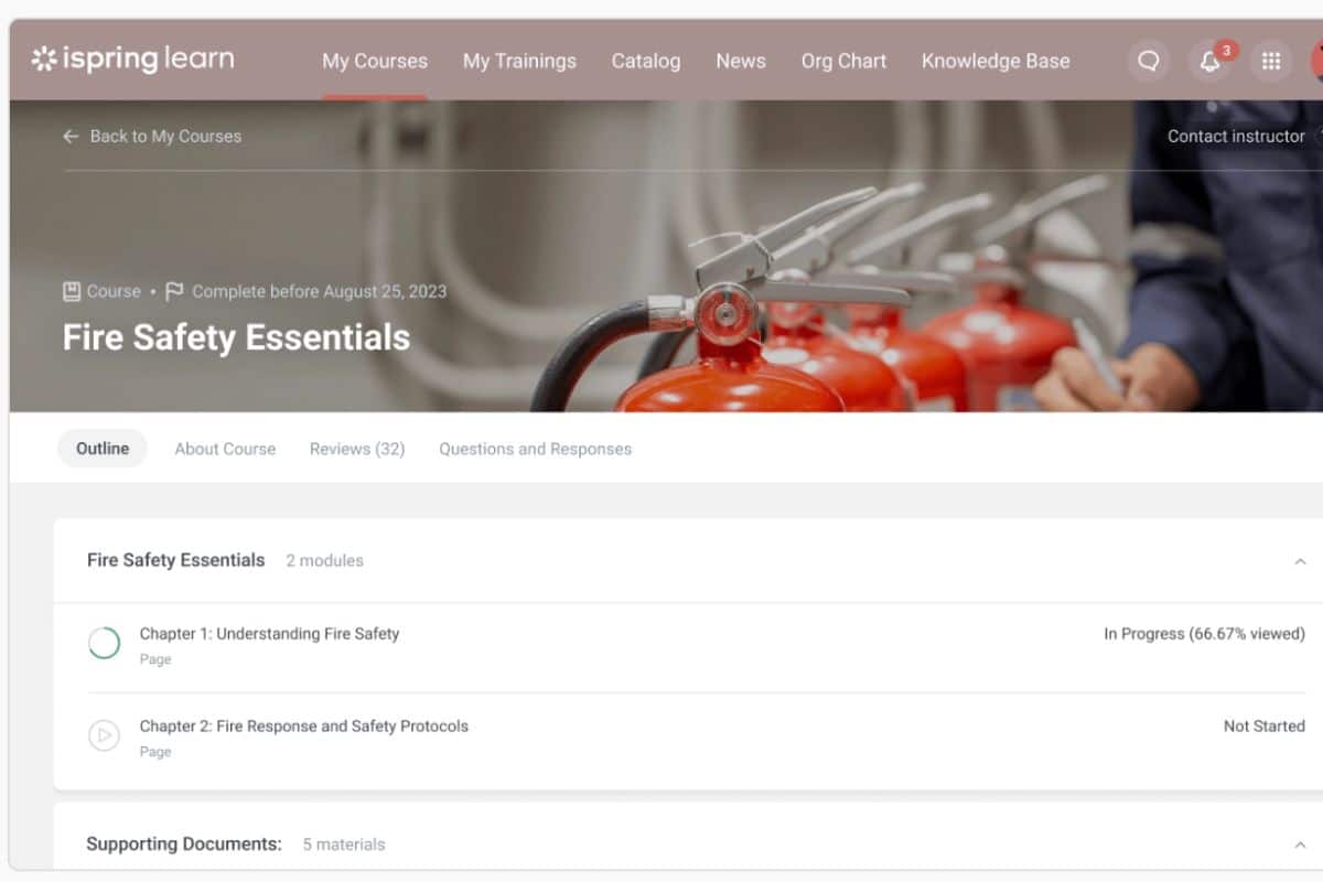 Axcelerate alternative iSpring Learn