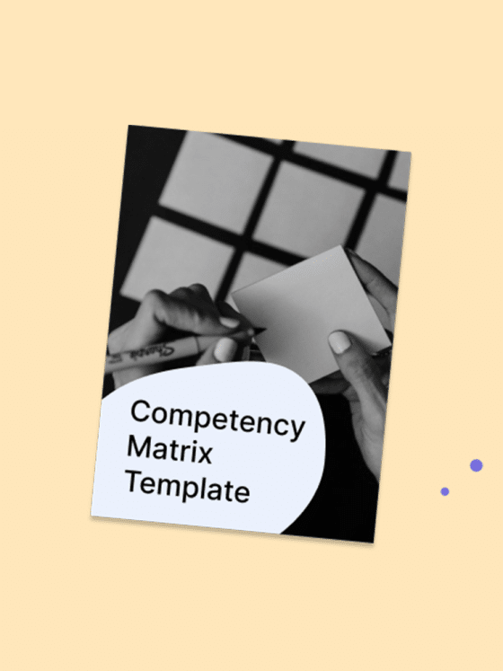 Cover image for the competency matrix template