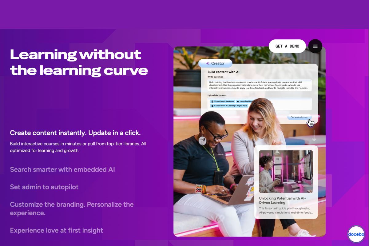 docebo as an example of an enterprise lms