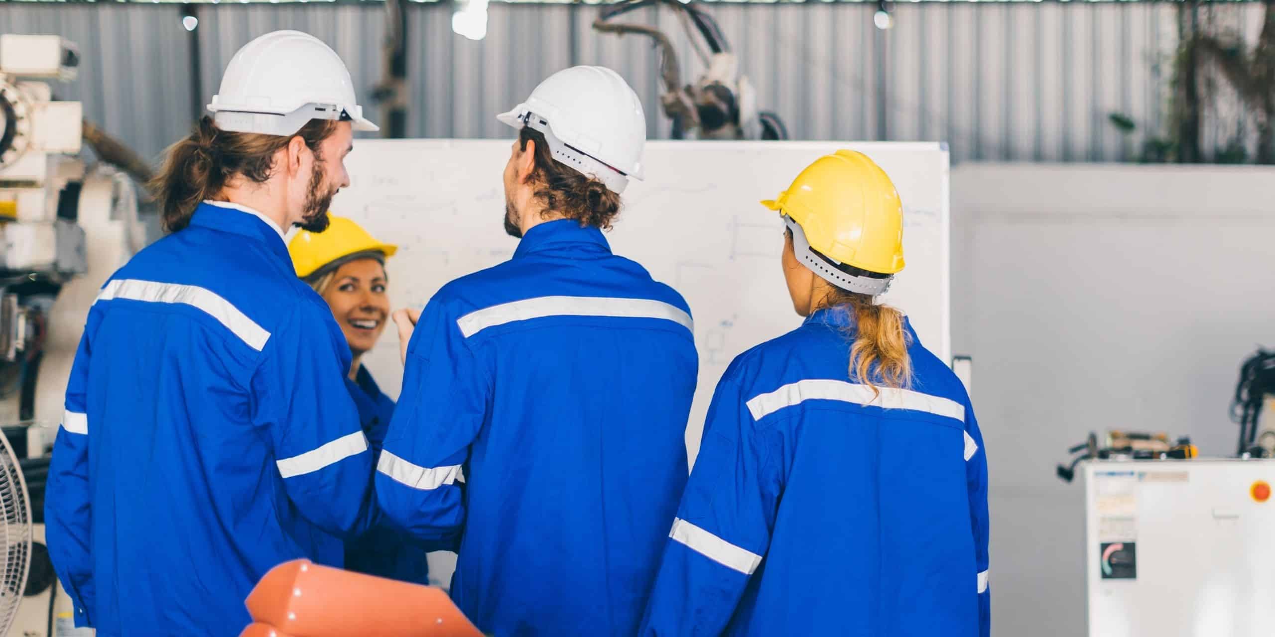 Employees engaged in offline learning