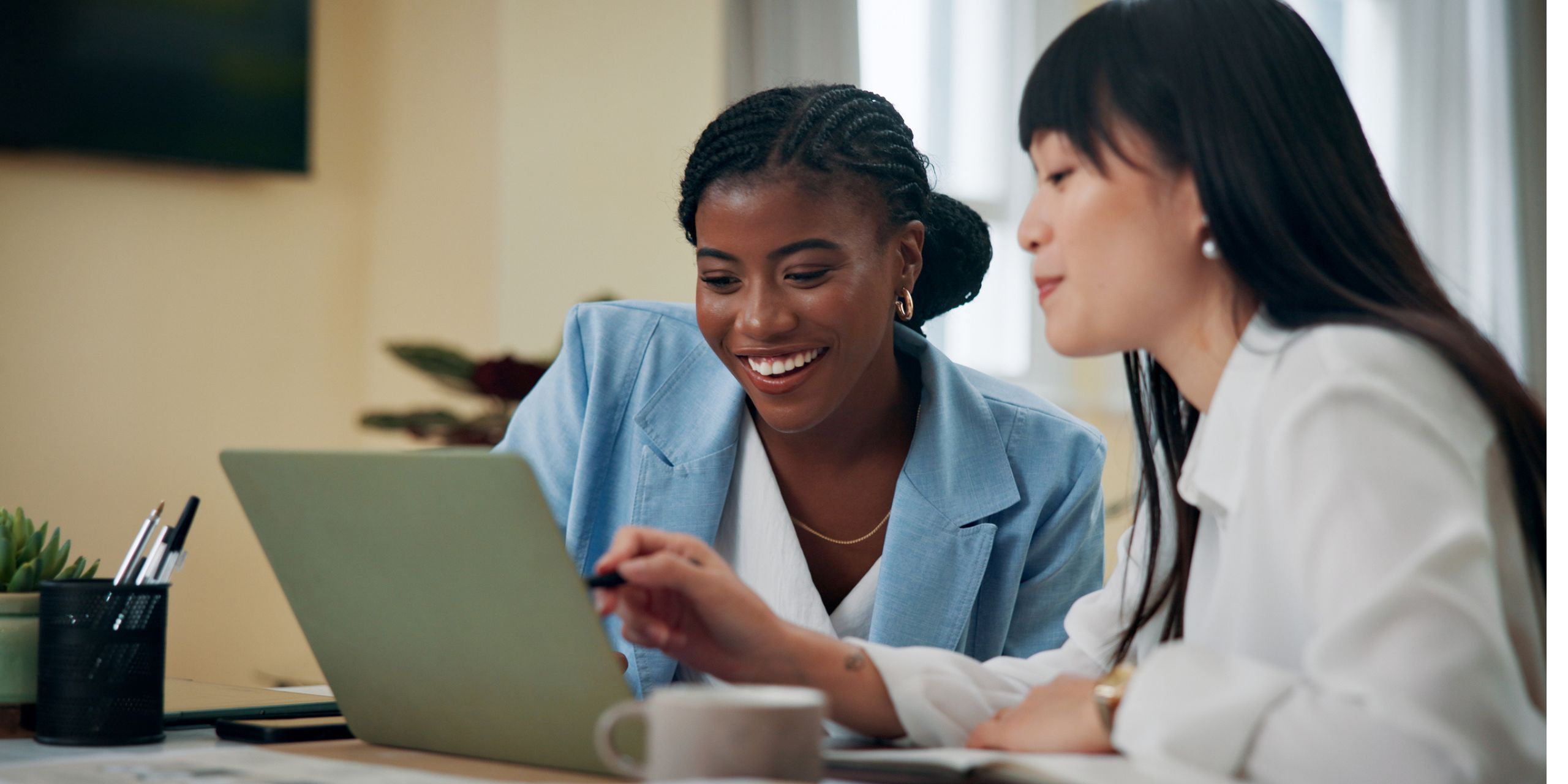 employees looking at competency frameworks