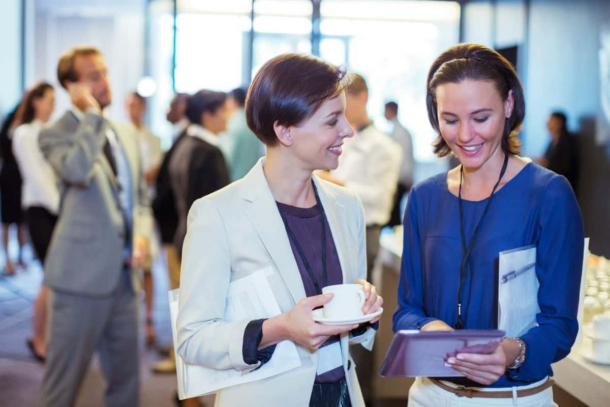 Employees-Networking-at-a-Workshop-to-Build-Workforce-Skills