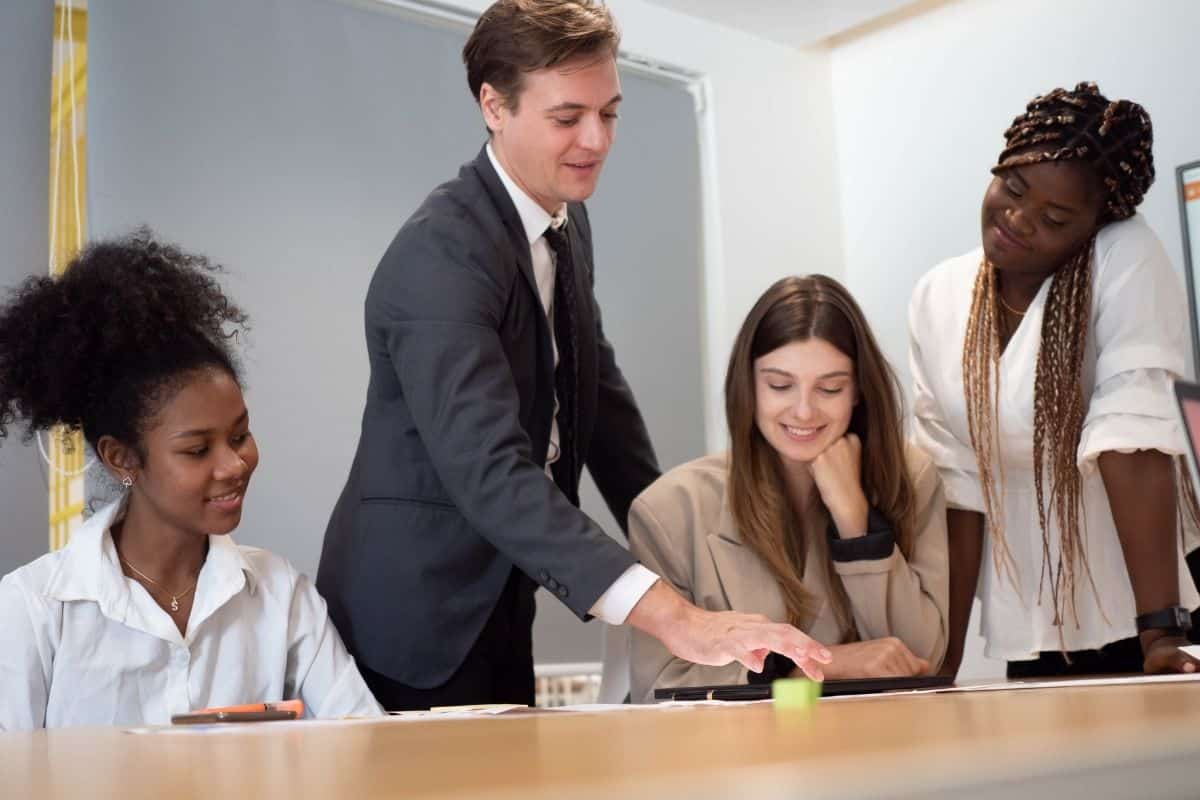 Employees-at-the-Office-Waiting-for-Workplace-Training-to-Start.