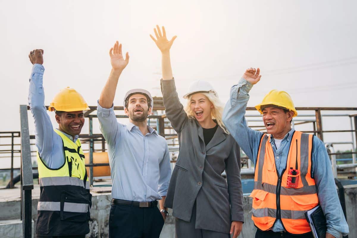 Frontline training allowing a successful site meeting