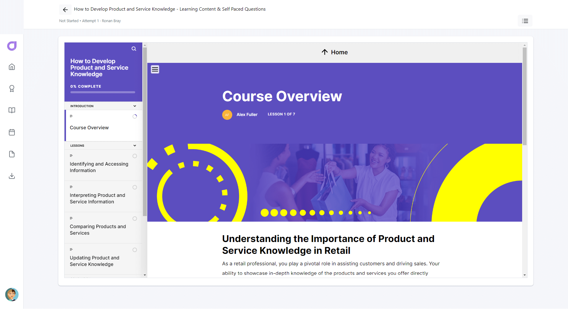 develop product and service knowledge free training course screenshot 5