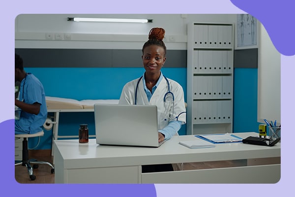 doctor doing quality assurance
