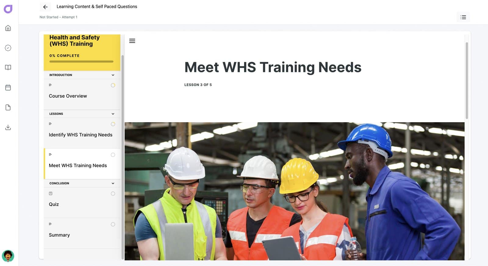 Implement effective Workplace Health and Safety Training Course