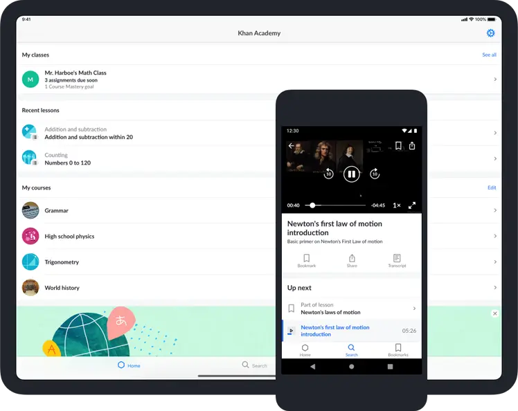 khan academy as an example of udemy alternative