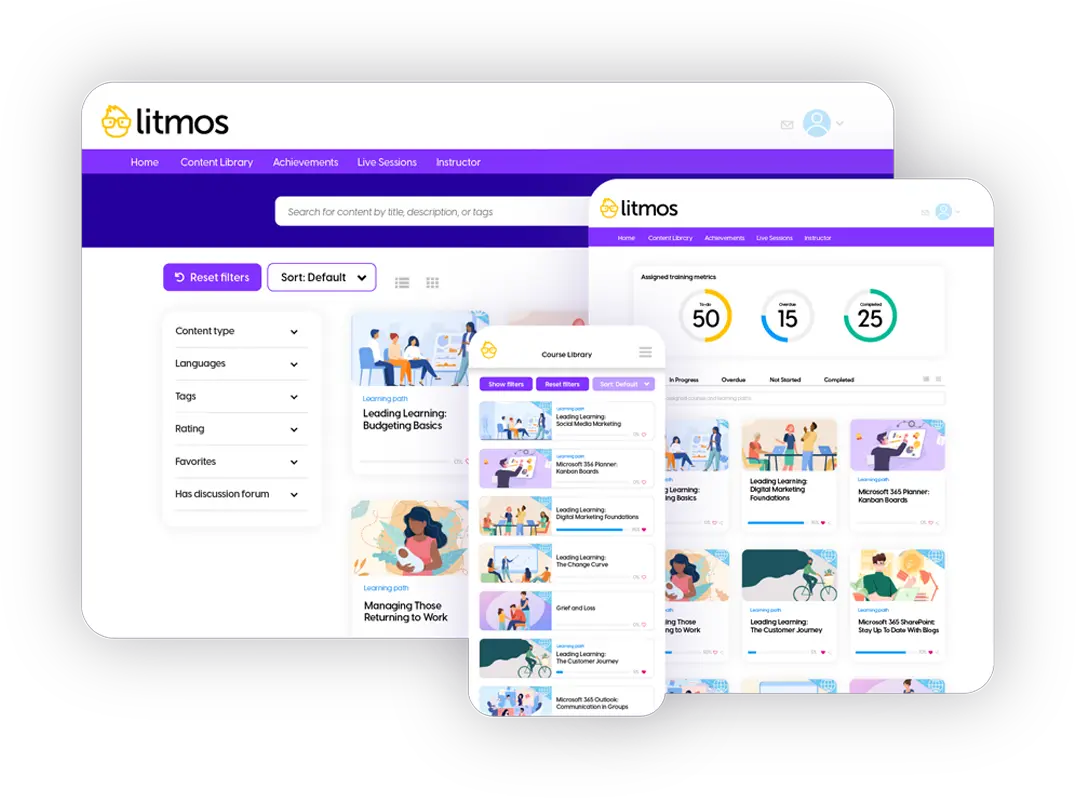 Litmos digital learning platform