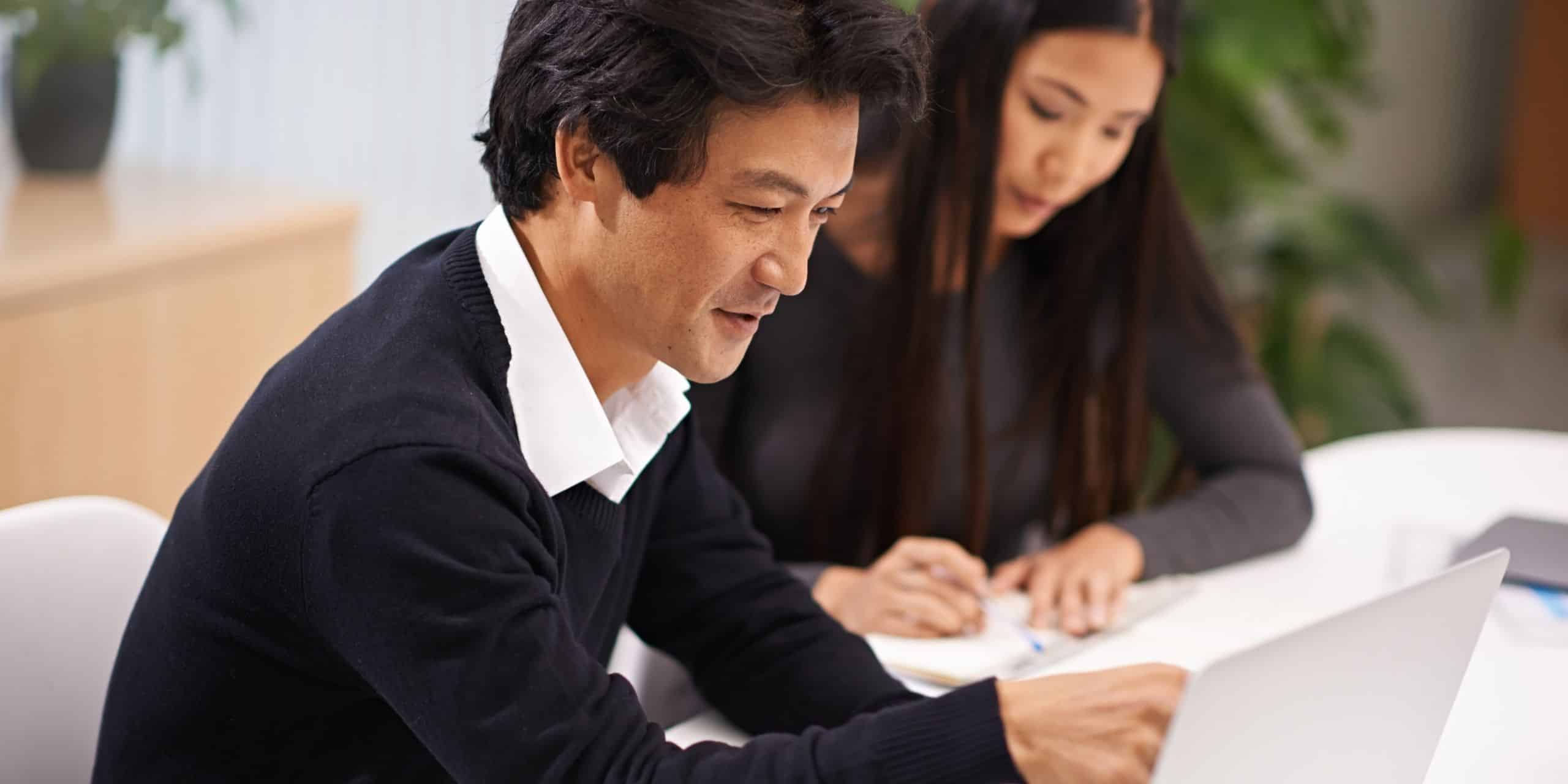 Manager Working on a Training Needs Analysis