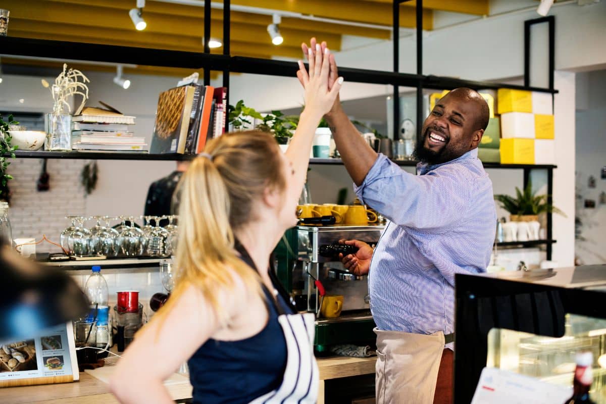 Employees celebrate microlearning success