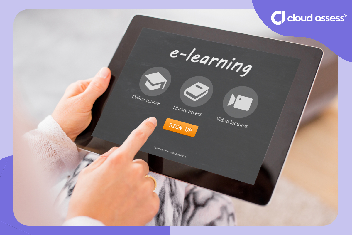 an illustration of mobile learning