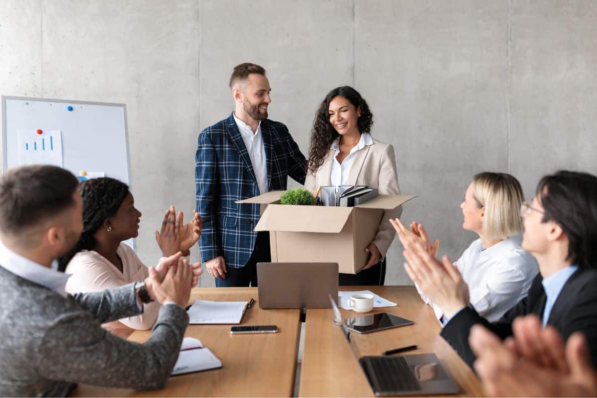 New Hire During First Day at Work Employee Onboarding Experience