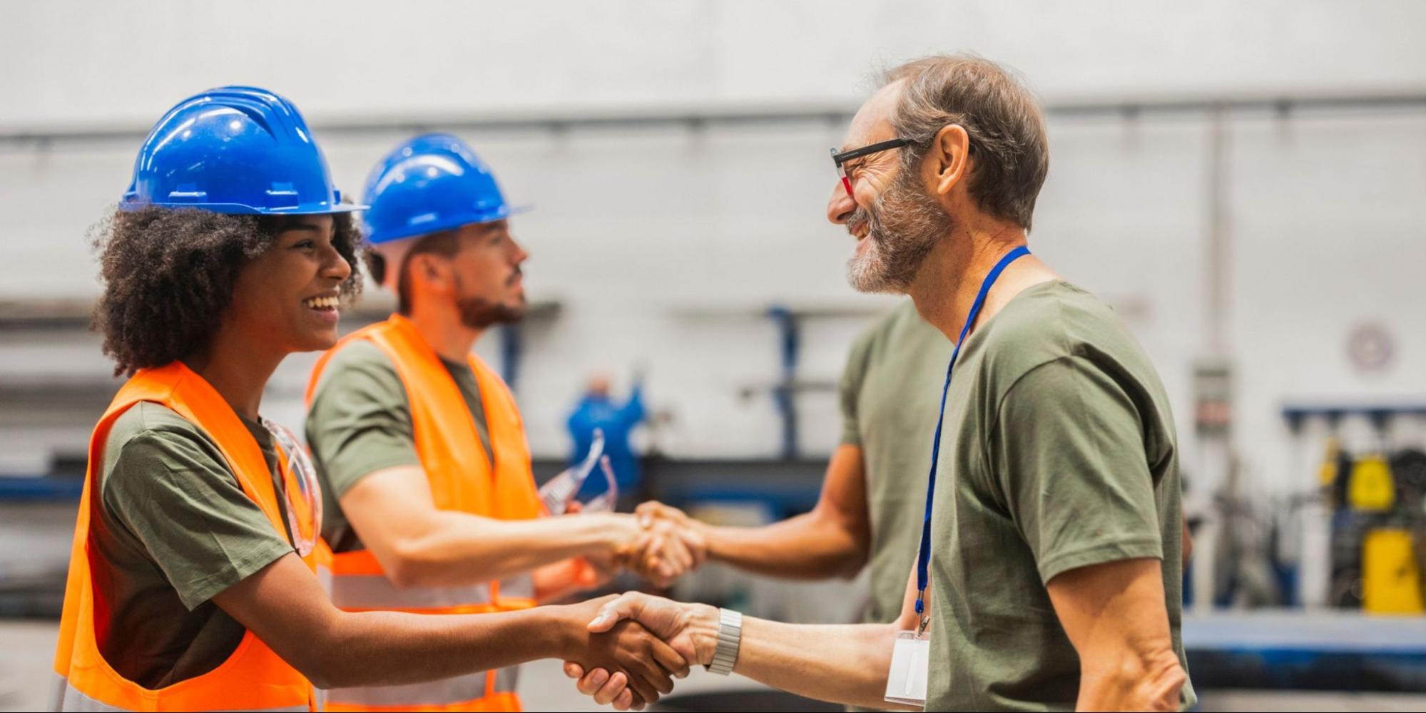 New manufacturing employee joining the organisation