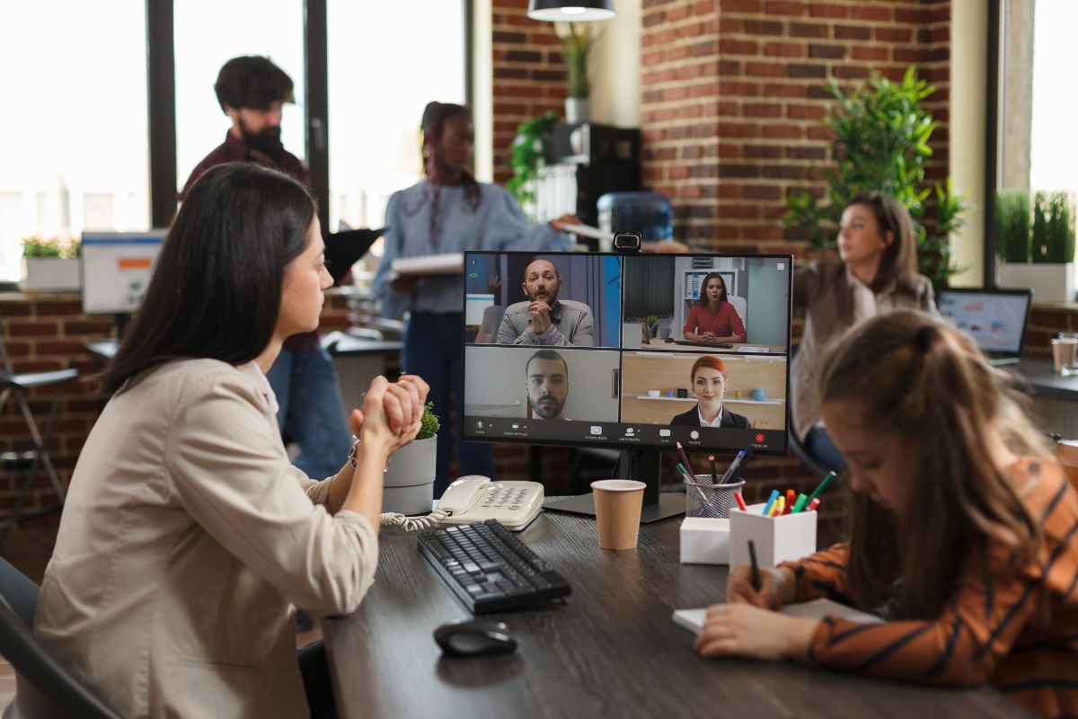 An example of an onsite and remote matrix team