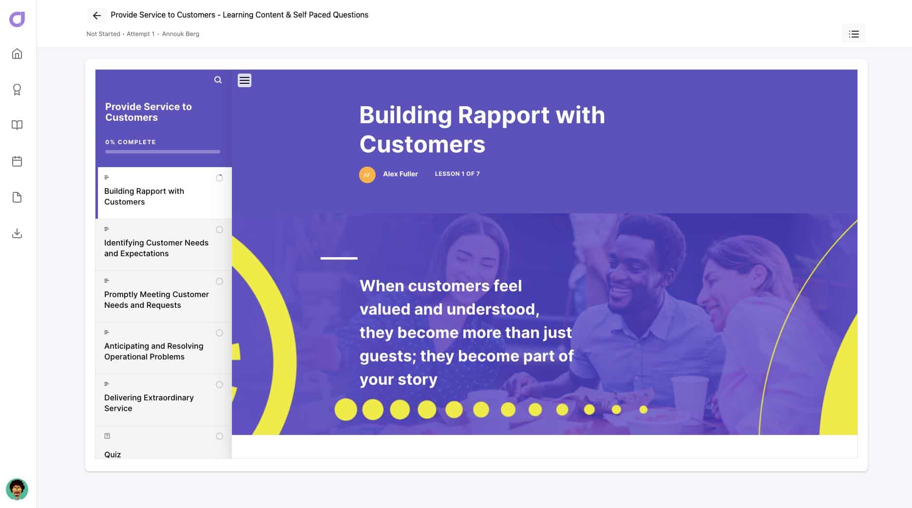 provide service to customers 1