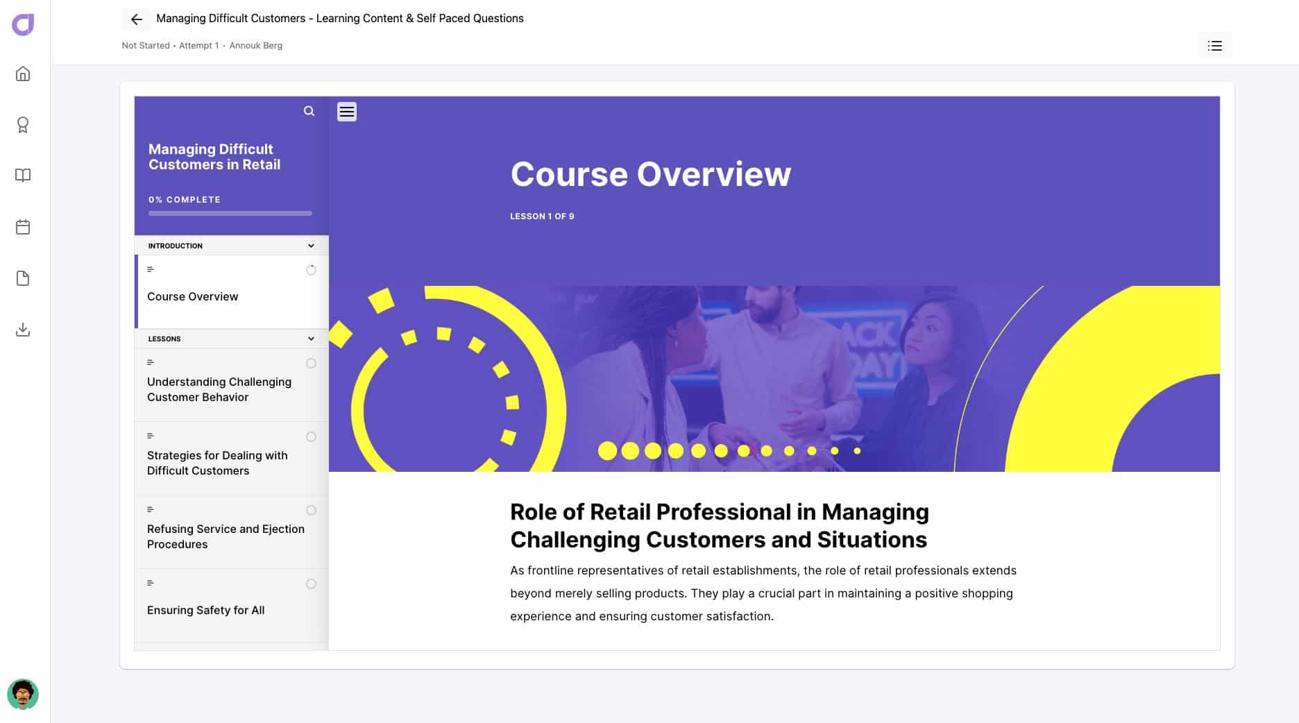 manage disrespectful clients course 1