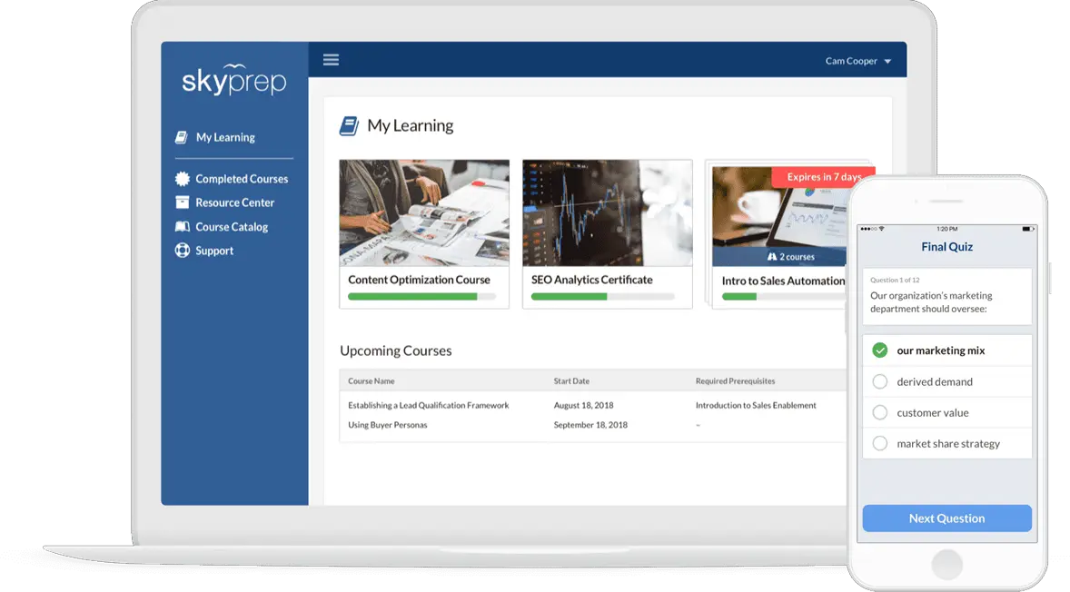 skyprep as an example of digital learning platform