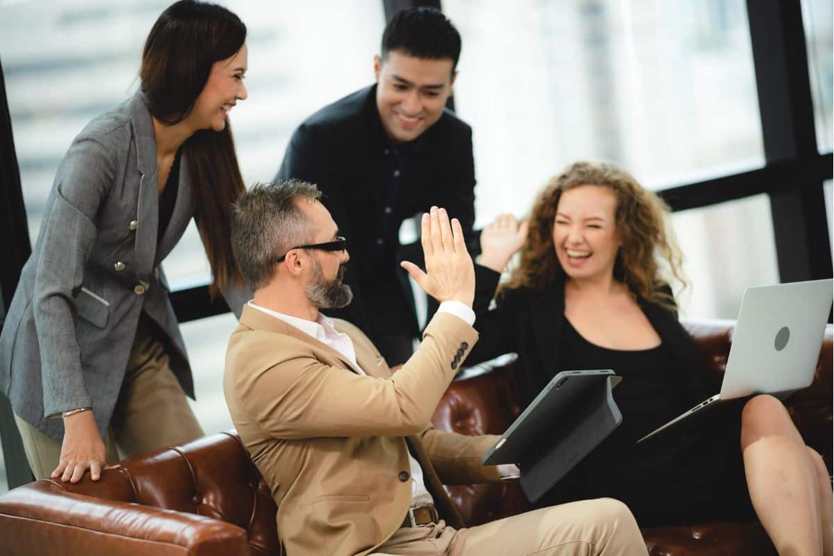 Successful business meeting thanks to effective frontline training