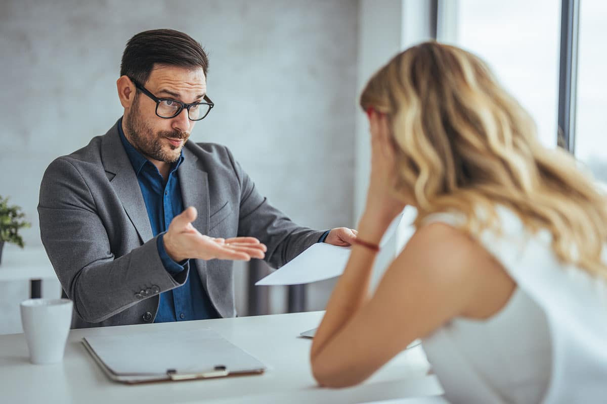 businessman offers to use colleague's method in accommodating conflict management style