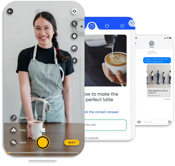 bites as example of training software for frontline workers