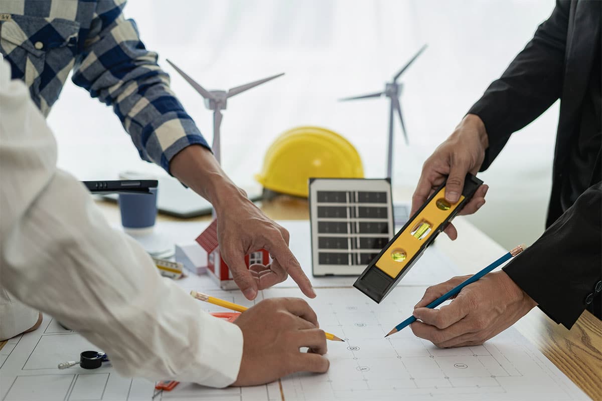 business men work together to make decision for future of project