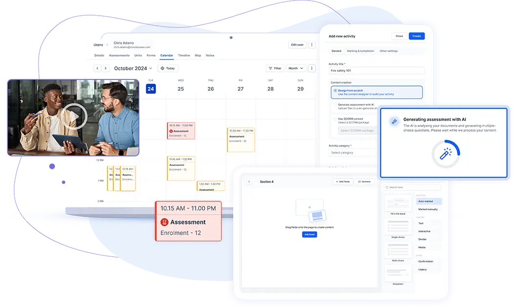 cloud assess as example of efront alternative