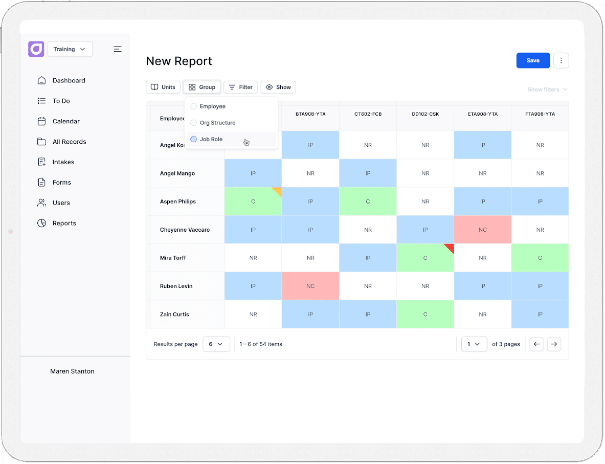 cloud assess skills matrix software
