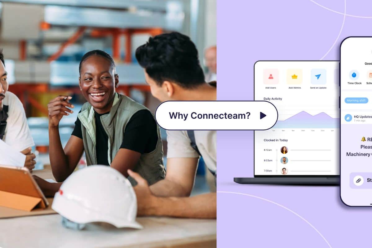 connecteam induction software for employees