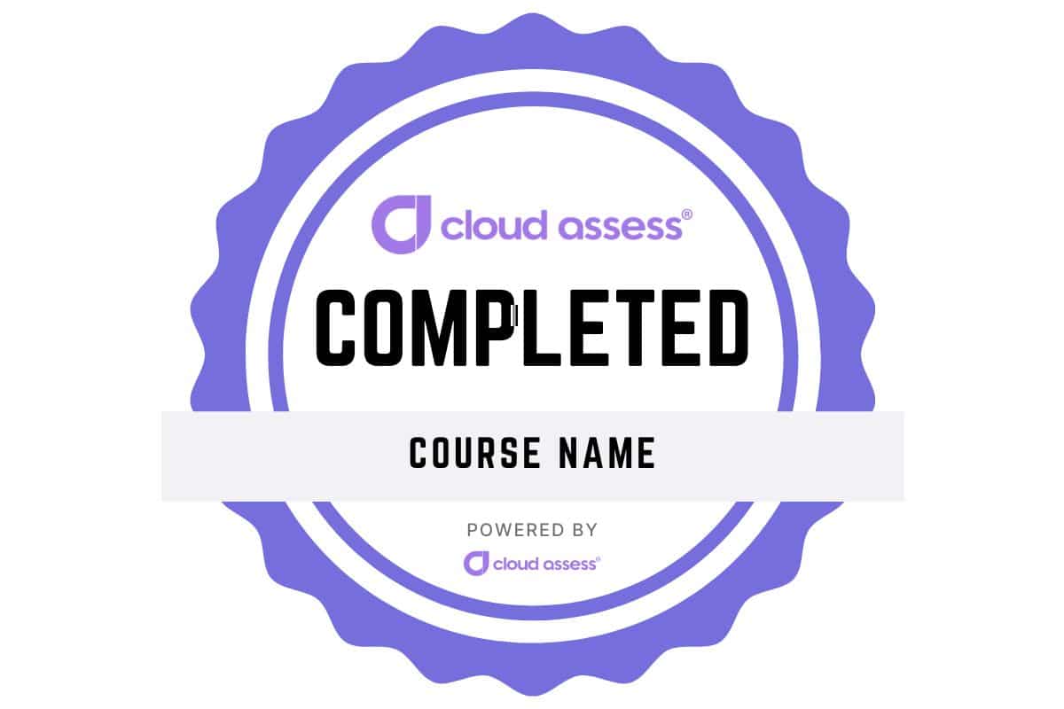 online course digital badge