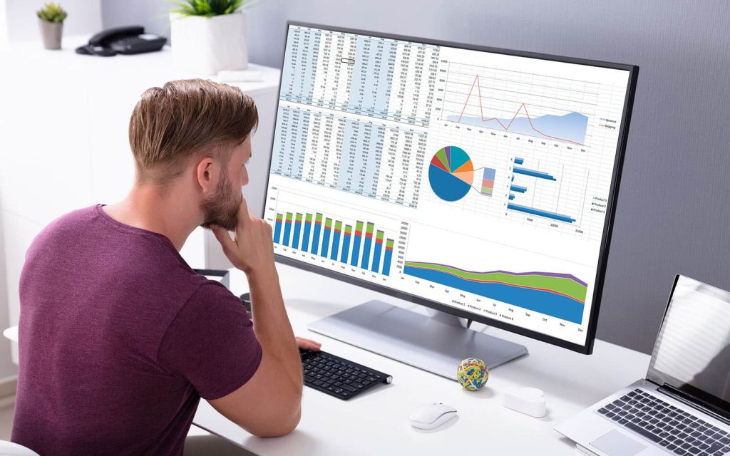Cover image for the represent numerical data in graphic form and store spreadsheet
