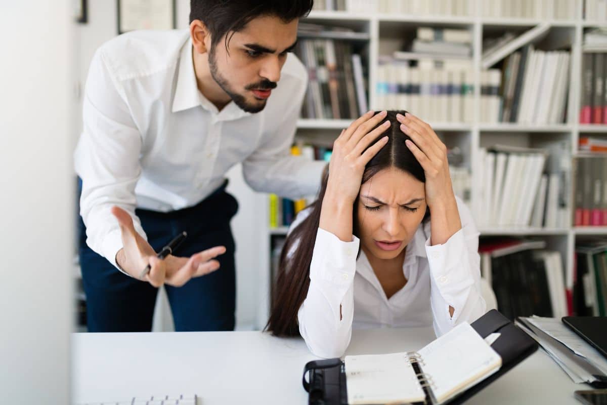employee suffering from workplace harassment