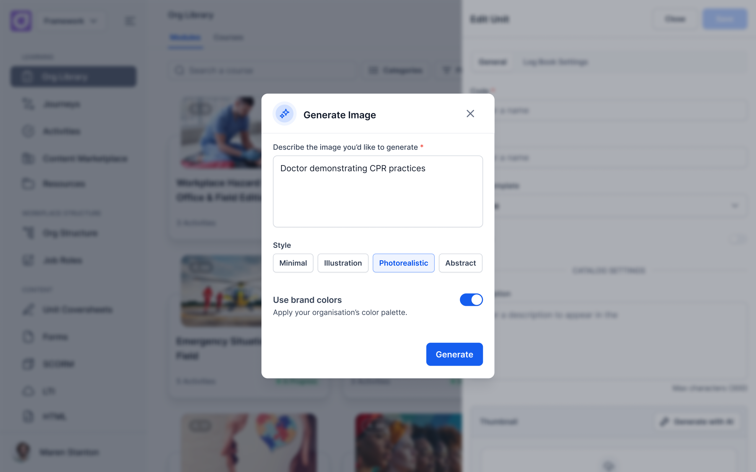 AI Image Generator - Cloud Assess LMS