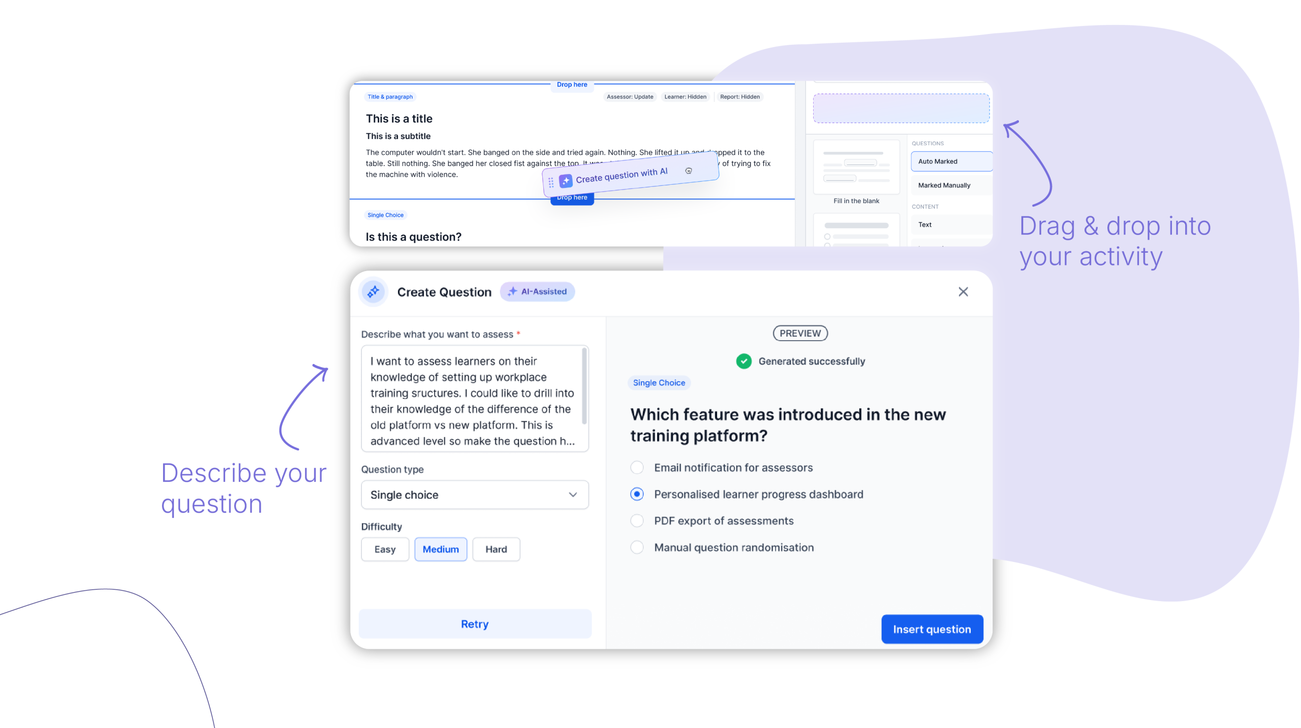 AI Question Generator & Enhancer - Cloud Assess LMS