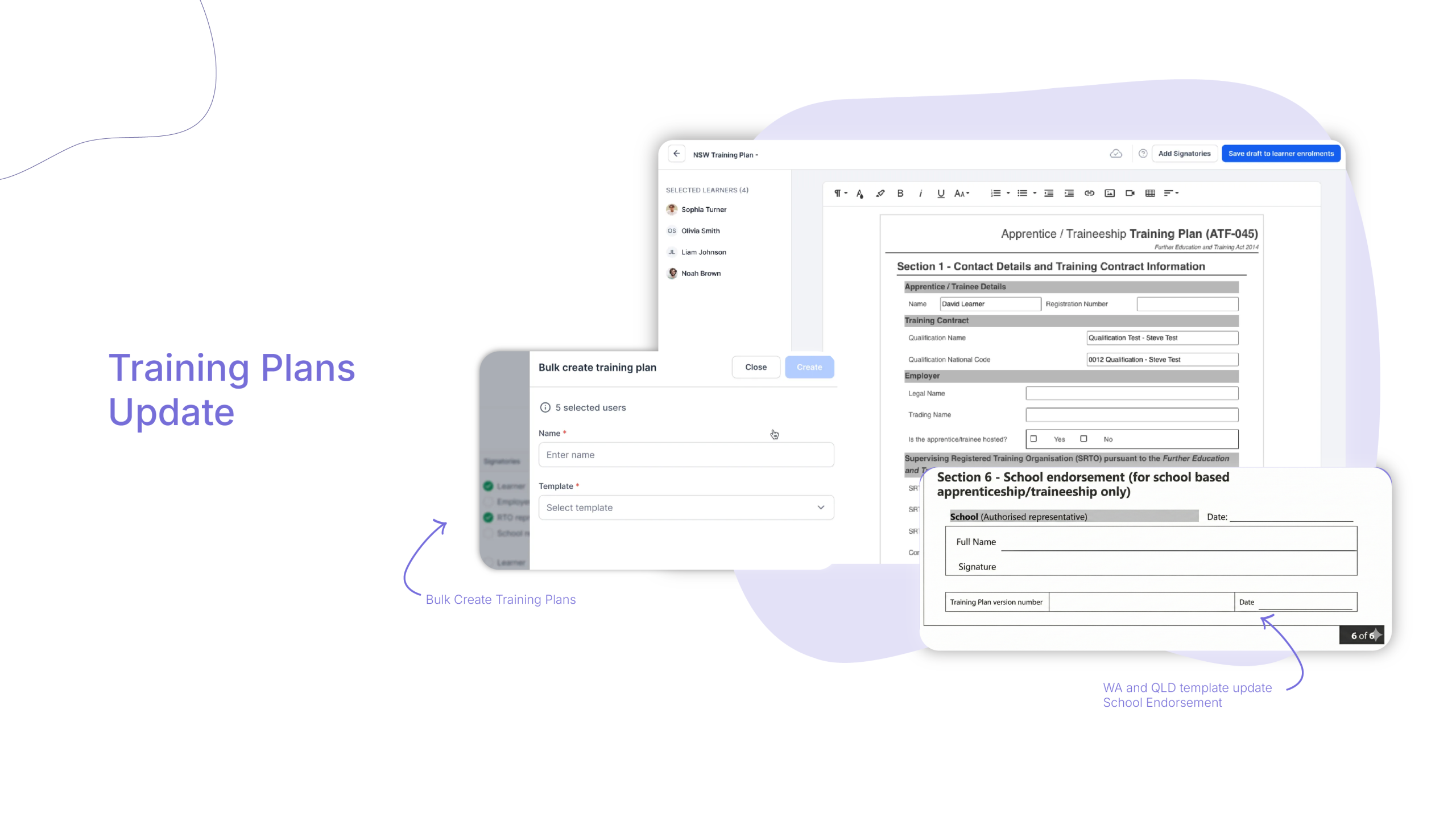 Bulk Create Training Plans - Cloud Assess LMS