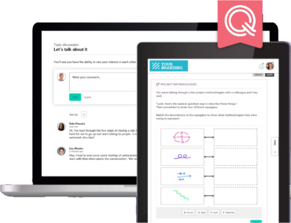 iQualify as a blended learning assessment platform example