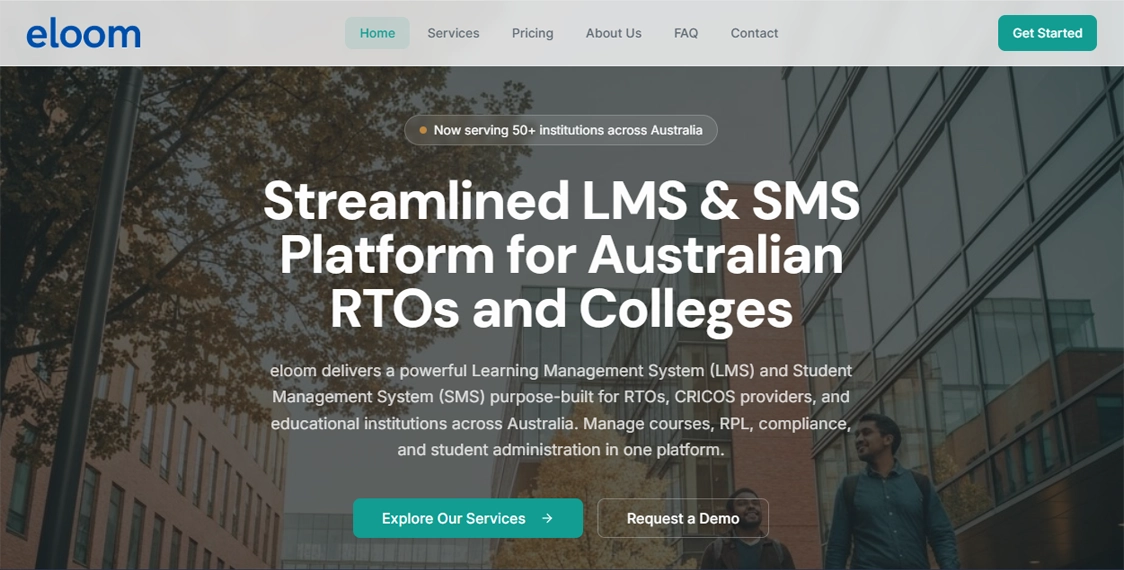 eloom as lms for training overseas students