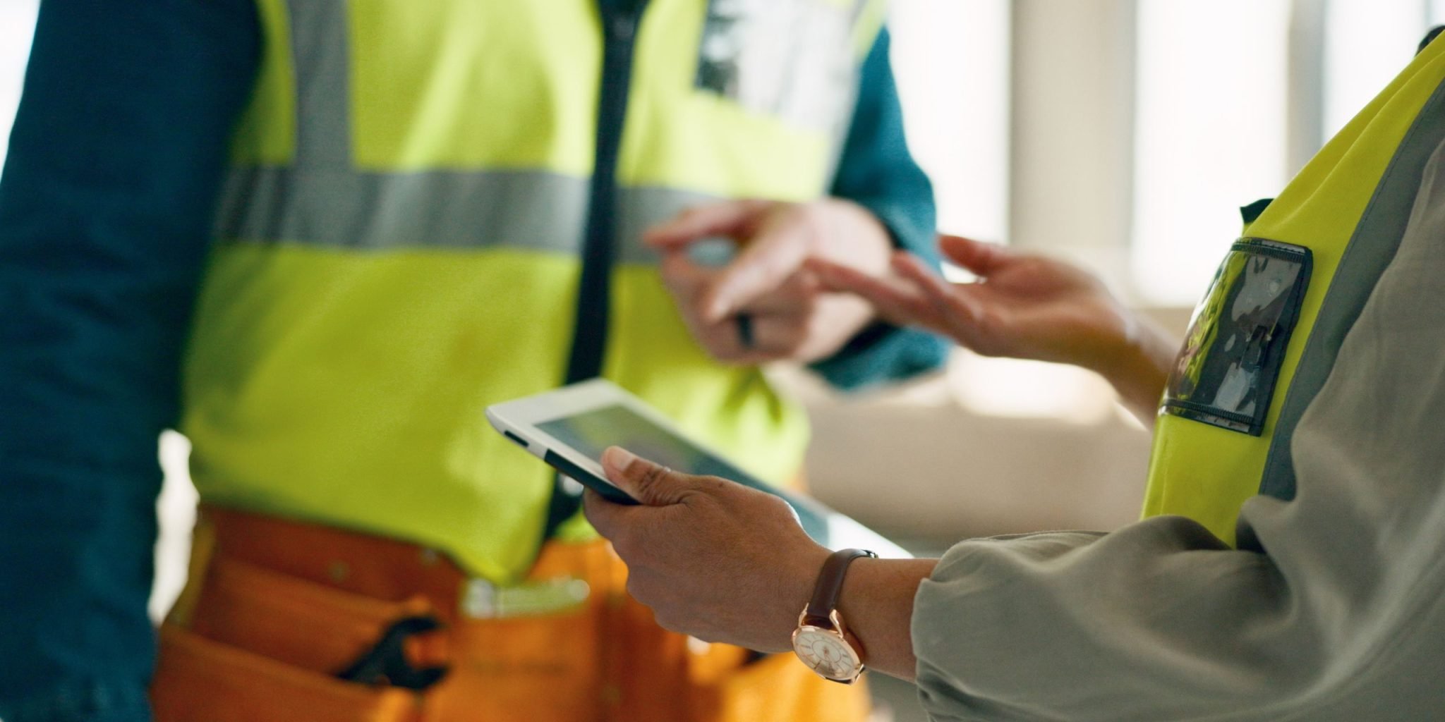 an example of an assessor verifying competency on site