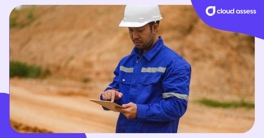 an example of a contractor trying to upload compliance documents