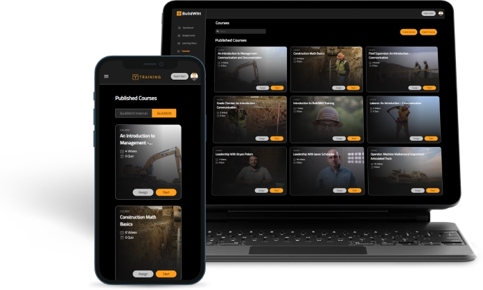 builtwitt as a construction training management software