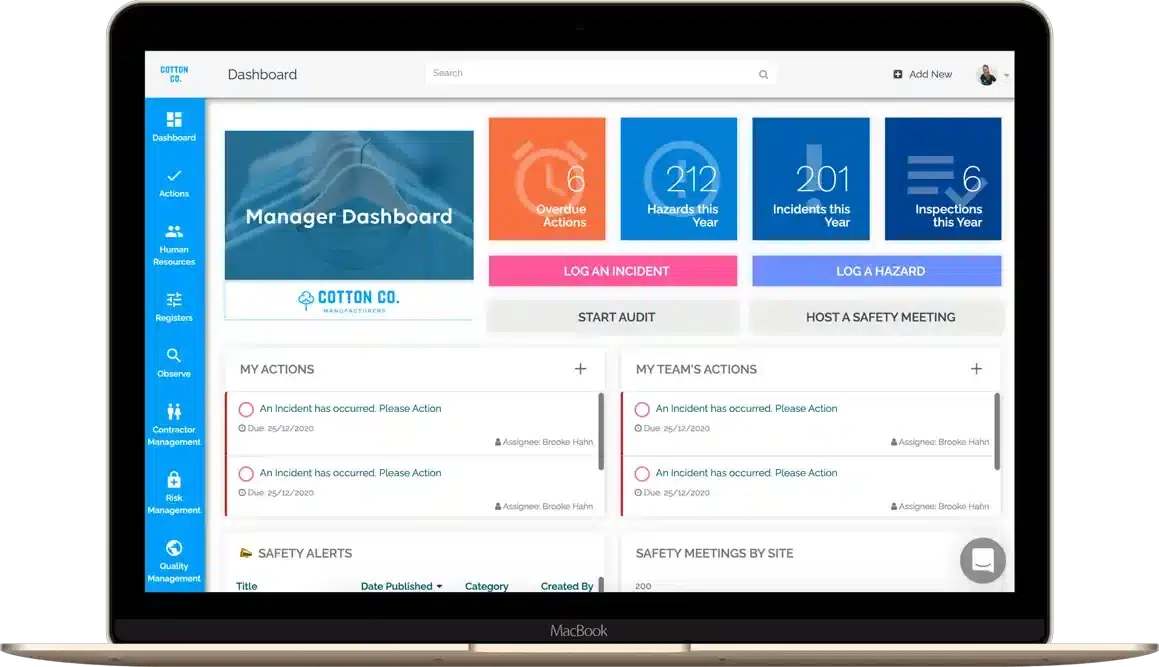 hsi as a construction training management software