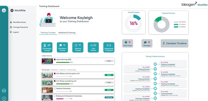 ideagen workforce safety as a construction training management software
