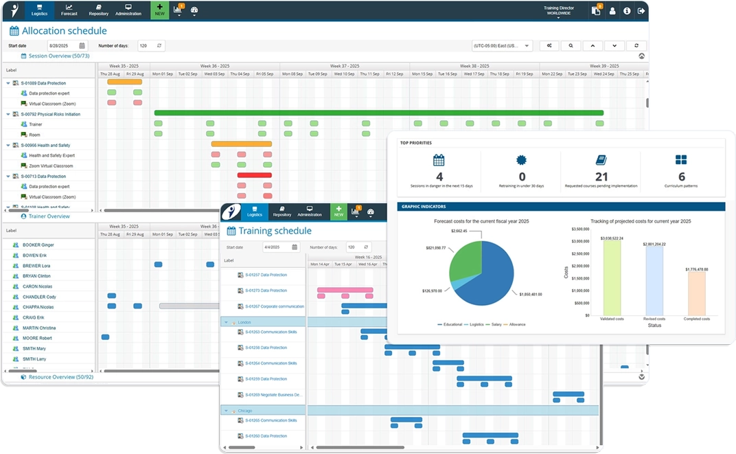 training orchestra as a construction training management software